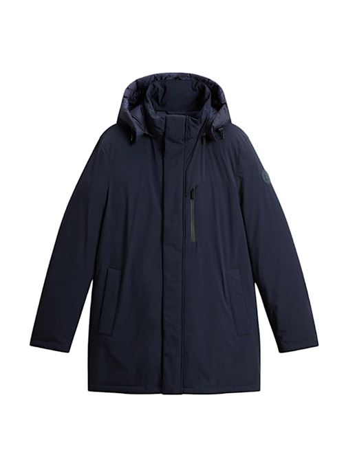 MOUNTAIN STRETCH DOWN PARKA WOOLRICH | CFWOOU0803MRUT33393989 MELTON BLUE